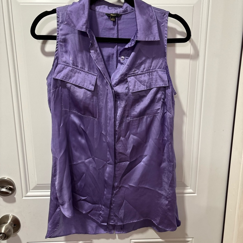 Milano Purple Sleeveless Women's Top